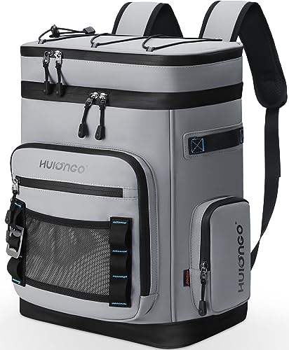 Hulongo Large Waterproof Insulated Cooler Backpack for Men & Women, Leak Proof Cooler Backpack for Camping, Beach, Fishin...