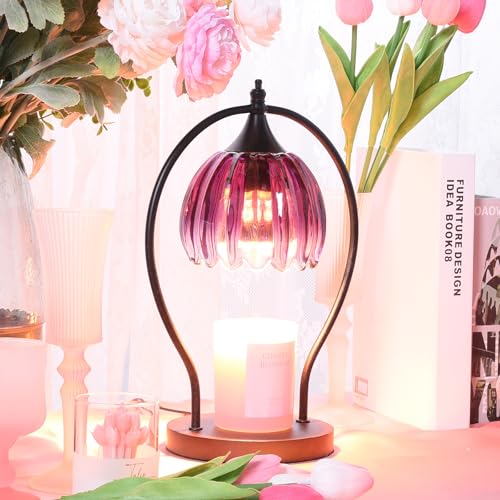 Candle Warmer Lamp, Dimmable Candle Warmer with Timer, Vintage Candles Wax Warmers for Jar Candles Birthday Gifts for Wome...