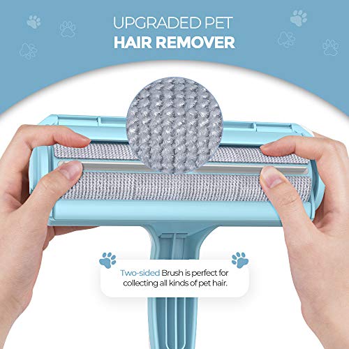 DELOMO Pet Hair Removal Tool, Pet Hair Remover - Lint Roller for Pet Hair - Cat and Dog Hair Remover for Couch, Furniture,...