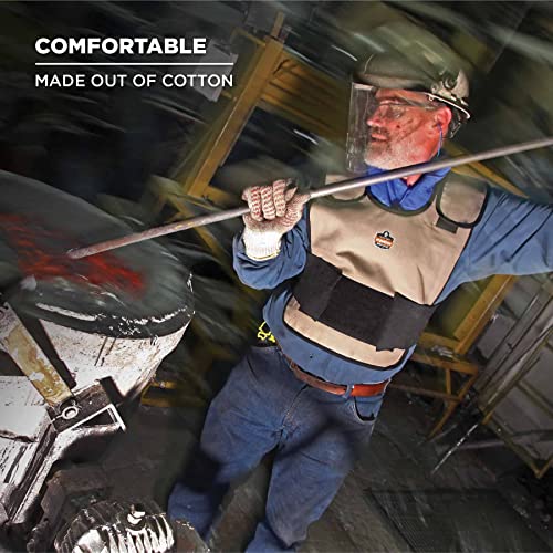 Cooling Vest with 2 Ice Packs, Instant Cooling Relief, Flexible Design, Ergodyne Chill Its 6230