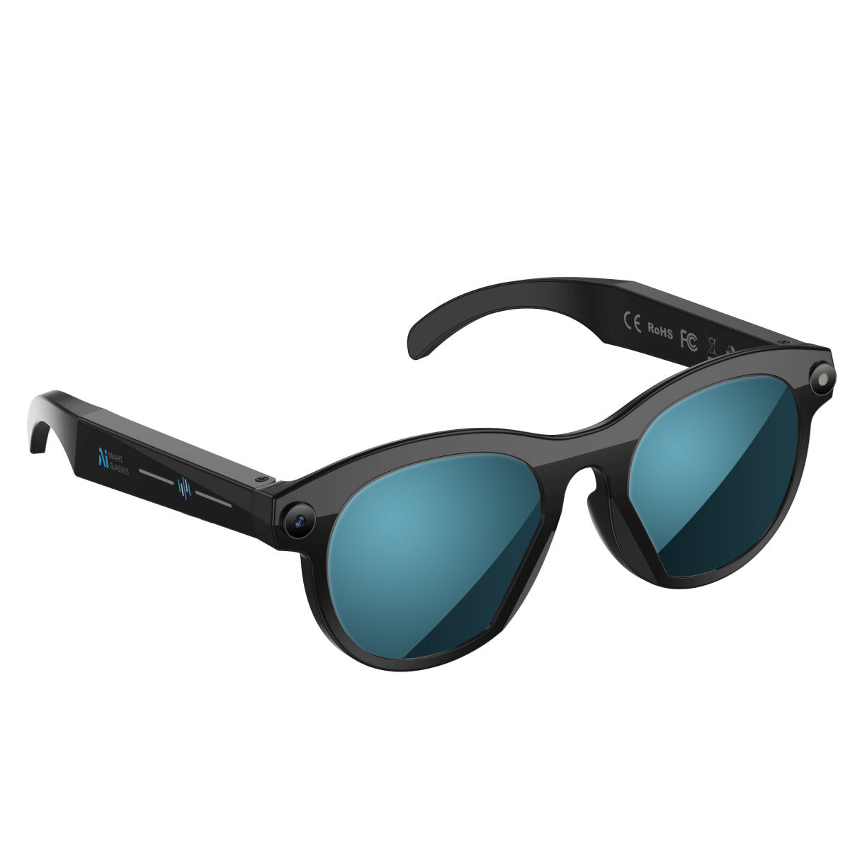 2MP AI Smart Glasses With Camera  Bluetooth Sunglasses For Music Calling Translation M88