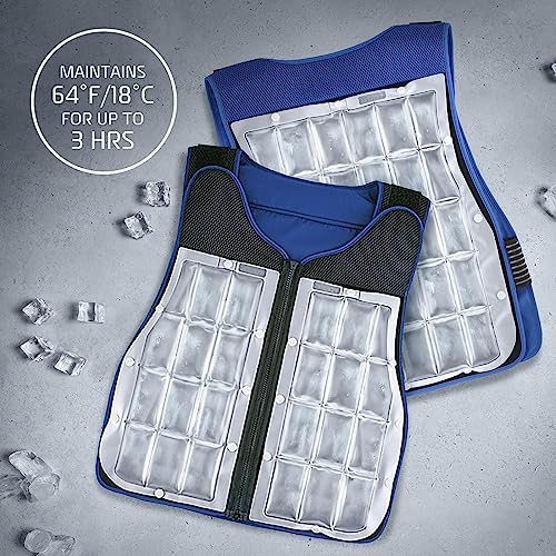 Alphacool Tundra Phase Change Cooling Vest – Summer Sportive Anti-Heat Clothing For Gym, Running, Athletic Activities