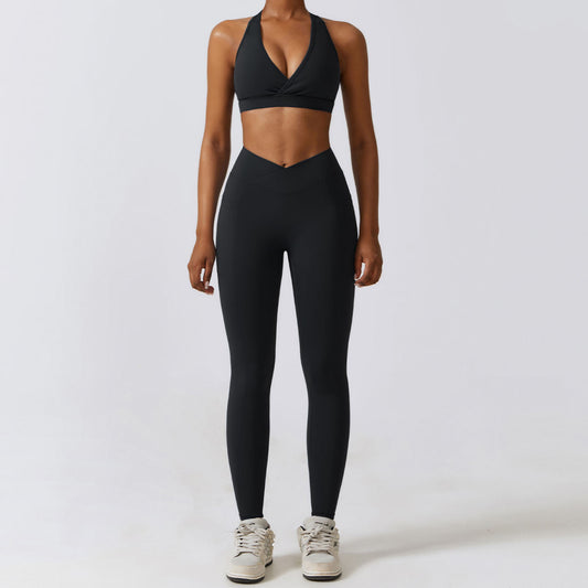 Quick-drying Beauty Back Yoga Exercise Suit Women