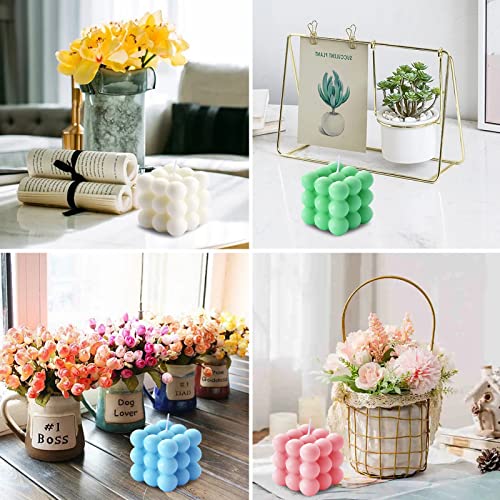Aokala Scented Bubble Cube Candles for Home, Scented, 5.4 oz Soy Wax Aromatherapy Candle, Aesthetic Room Decor Cute Danish...
