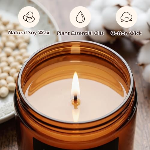 Scented Candles Set, 4 Pack Soy Candles for Home Scented, Candle Gifts for Women Men, 28oz 200 Hours Burn, Scents of Pinea...