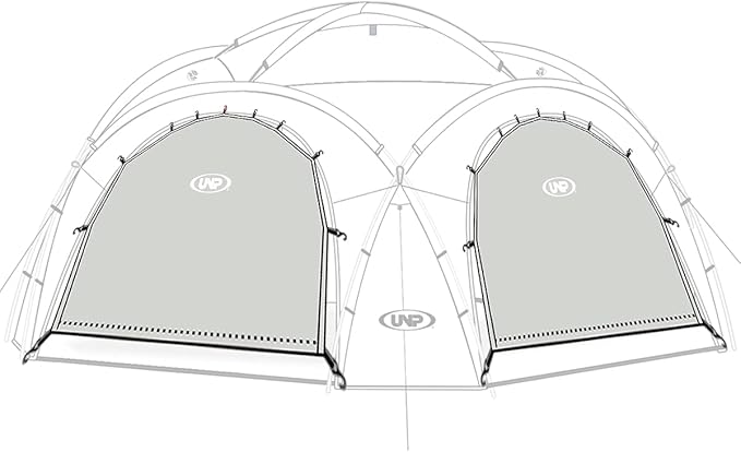 UNP Pop Up Beach Tent 12x12ft Sun Shelter UPF50+ Canopy Shade (12x12 FT, 12x12 Side Wall)