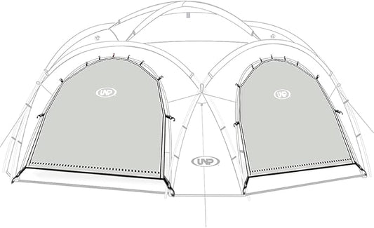 UNP Pop Up Beach Tent 12x12ft Sun Shelter UPF50+ Canopy Shade (12x12 FT, 12x12 Side Wall)