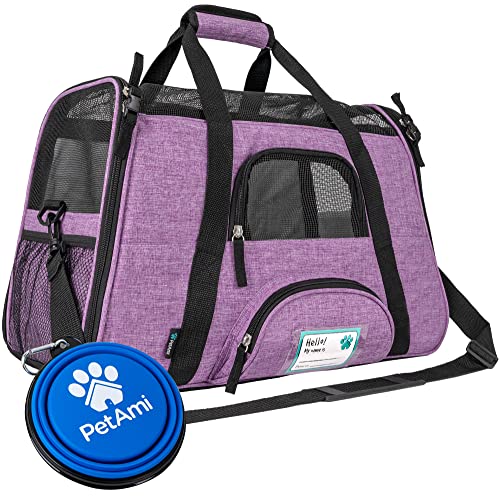 PetAmi Airline Approved Pet Carrier for Cat, Soft Sided Dog Carrier for Small Dog, Cat Travel Supply Accessories Indoor Ca...