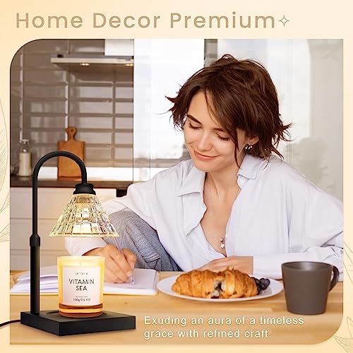 MAKYTWOW Candle Warmer Lamp with Dimmer, 2H/4H/8H Timer, Compatible with Yankee Candle Large Jar Candle, Home Decor Gift f...