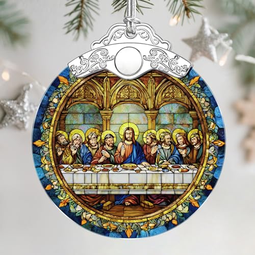 Christian Religious Christmas Ornaments - The Last Supper Ornament | Christmas Tree Ornament | Xmas Tree Decor - Spiritual...