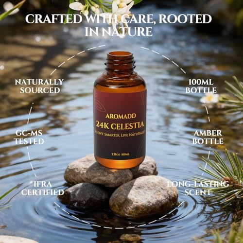 AROMADD AROMADD 24K Celestia Diffuser Oil Inspired by Luxury Hotel Scent 3.38 Fl Oz (100ml), Aroma Diffuser & Hotel Fragra...