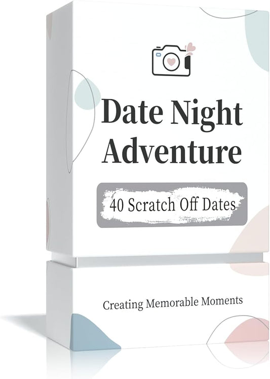 40 Fun Date Night Scratch Off Card Game Ideas, Romantic Wedding Anniversary Couple Gifts for Him, Her, Men, Boyfriend, Gir...