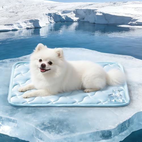 GASUR Cooling Mat for Dogs, Q-Max>0.5 Instant Temp Drop Dog Cooling Mats for Puppy & Cats, Cooling Pad for Dog - Indoor Ou...