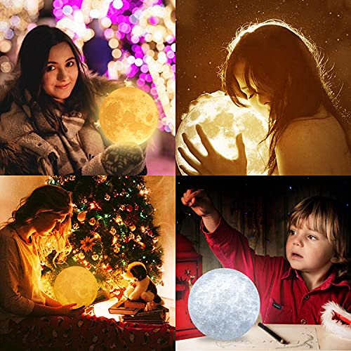K KENON Engraved 3D Moon Lamp Anniversary Valentine‘s Gift for Wife, to My Wife Birthday Gifts from Husband, Personalized ...