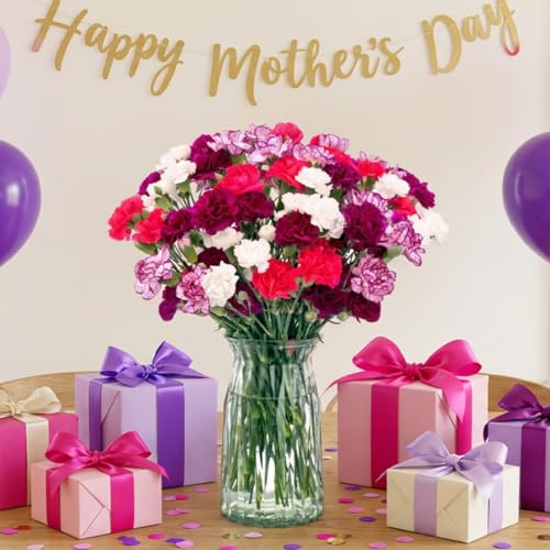 Benchmark Bouquets - Spring Mini Carnations - Fresh Flowers for Delivery - Mini Flowers for Mom - Mothers Day Gifts - Moth...
