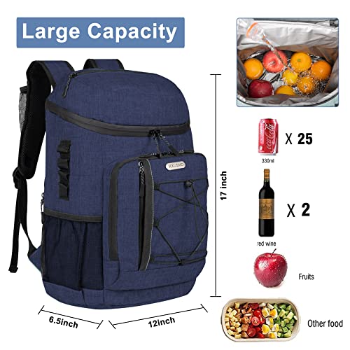HXLGMD Backpack Coolers Insulated Leak Proof 30 Cans, Soft Sided Insulated Cooler Bags Ice Chest Backpack for Beach Travel...