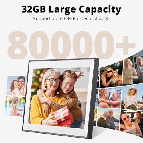 Dragon Touch 15.6 Inch Large Digital Picture Frame - WiFi Digital Photo Frame with 32GB Storage, FHD 1080P Touch Screen, A...
