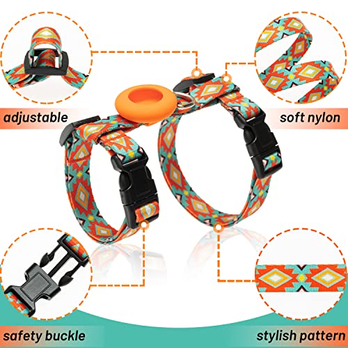 Cat Harness and Leash Escape Proof for Walking Travel Outdoor - Soft Nylon Adjustable Cute Cat Harness Leash Set with Airt...