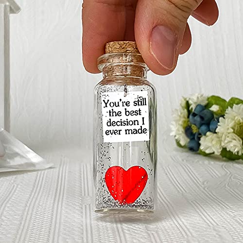 Anniversary Present for Her & Him, Romantic Gift to Boyfriend & Girlfriend, Message in Bottle I Love You Gifts Wife Husban...