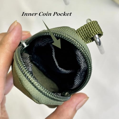 3Pcs Mini Coin Purse Keychain Set Small Backpack Keychain Clip-On Wallet Portable Coin Purse Gift for Friends