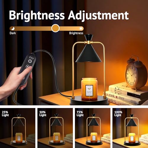 XJZJY Candle Warmer Lamp with Timer Dimmer,Unique Birthday Gifts for Women Mom,House Warming Gifts New Home Room Decor,Wax...