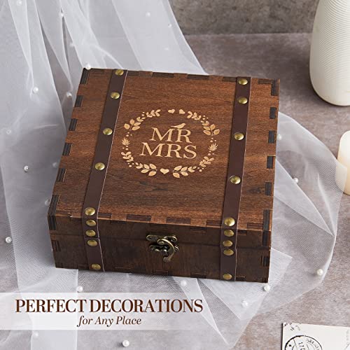 AW BRIDAL Mr and Mrs Wedding Keepsake Box for Couples, Bridal Shower Gifts for Bride to Be, 2026 Engagement Gift for Newly...