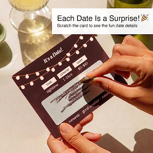 It's a Date!, 40 Fun and Romantic Scratch Off Date Night Ideas for Him, Her, Girlfriend, Boyfriend, Wife, Husband & Couple...