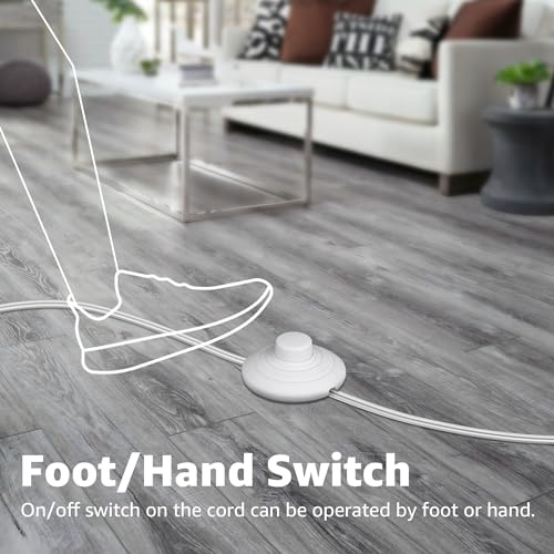 SUNVIE 2 Pack Uplighting Indoor Floor Can Light, 5W Up Lights with 2700K LED GU10 Bulbs, Uplights Floor Spot Lights Indoor...