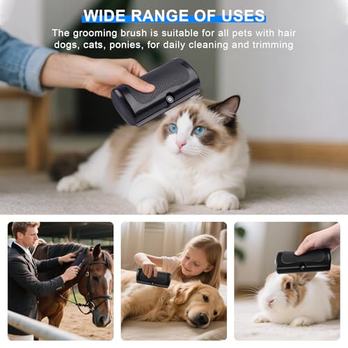 Deshedding Dog Brush, Groompro Deshedding Brush for Cats, Dogs, Rabbits, Horses, Ergonomic Pets Groomer for Matted Hair, L...