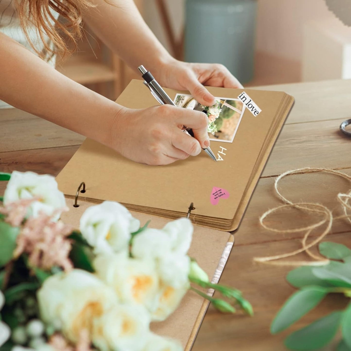 Set Of 4 Wedding Guest Books With MR & MRS Heart Design, Complete Keepsake Album Set For Congratulations & Photos, Stylish Guest Book Collection For Weddings—Wedding Guest Book
