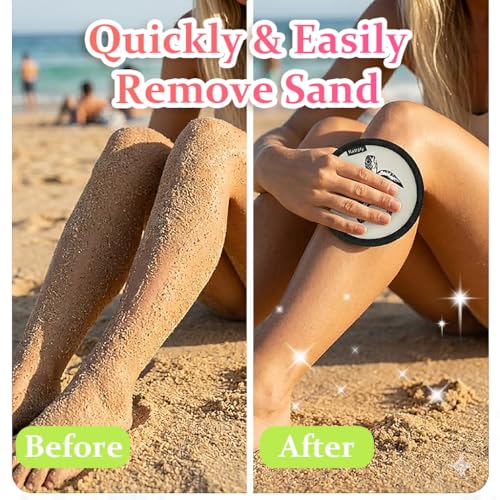 Katroiy Beach Sand Remover Sand Eraser Wipe Mitt Family Kids Women 2026 Hawaii Honeymoon Accessories Alaska Cruise Ship Ge...