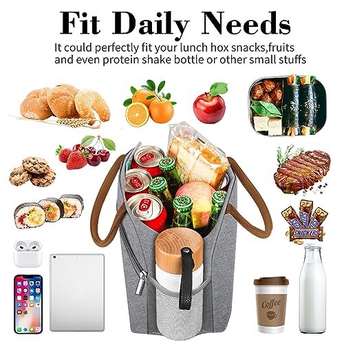 Coobiiya Lunch Bag Lunch Box for Women Men,Small Leak-proof Cute Lunch Tote Large Capacity Reusable Insulated Cooler Lunch...