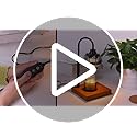 Candle Warmer Lamp, Candle Warmer for Jar Candles with Timer Dimmer & Adjustable Height, Flameless & Safe, Wood Base, 2 Bu...