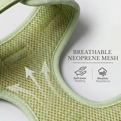 JoyCrafted-FBL No Pull Dog Harness & Leash Set | Lightweight Breathable Neoprene, Cute Heart Pattern, Adjustable Step-in V...