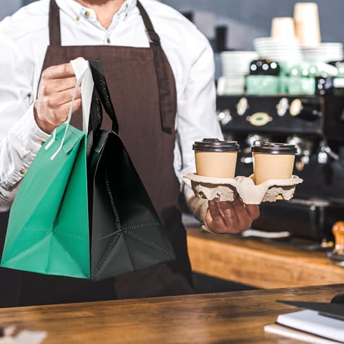 120 Pcs Insulated Take Out Bags Bulk in Thermal Insulation Lunch Bag for Hot Cold Food Pizza Coffee Milk Tea Delivery Cool...