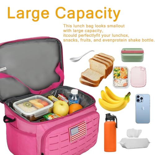 Portable Insulated Cooler Bag, Leakproof Soft-Sided Lunch Bag,8mm Insulation Keeps Cool 16+ for Camping, Beach, Picnics