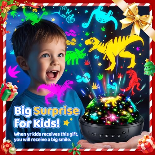 COOLNIGHT Night Light for Kids,93 Lighting+3 Films Kids Night Light Projector,Remote+Dimmable Star Projector,360° Ceiling ...
