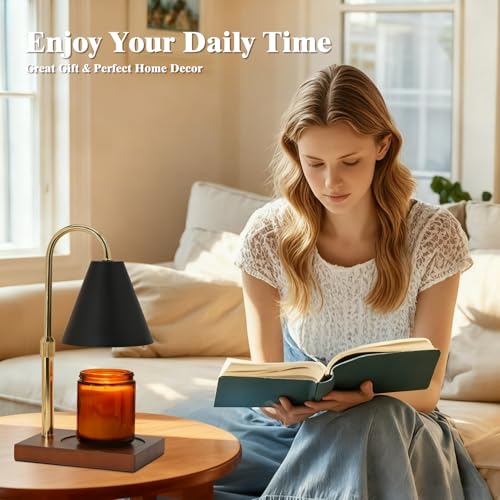Candle Warmer Lamp Timer - Gifts for Mom, Birthday Gifts for Women, House Warming Gifts New Home Decor, Dimmable Wax Melt ...