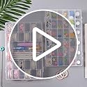 OUTUXED 2 Pack 36 Grids Clear Plastic Bead Organizer Box, Fishing Tackle Box Compartment Organizer with Adjustable Divider...