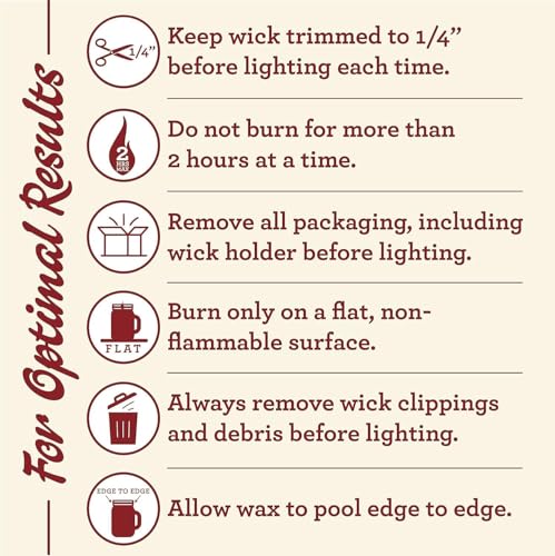 Red Barn Candle Company Wood Dough Bowl Candles - 100% Natural Soy Wax & Essential Oil Infused - Odor Eliminating + Pet Sa...