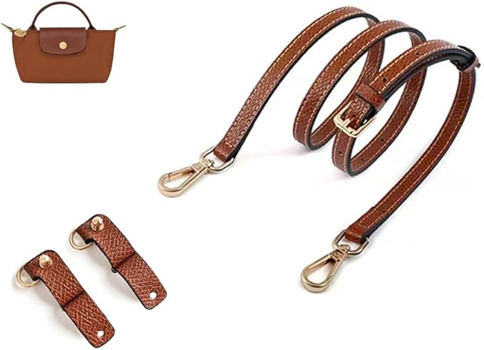 YESIKIMI Single Handle Conversion Set Compatible With Longchamp Mini Pouch Real Leather Free Punching
