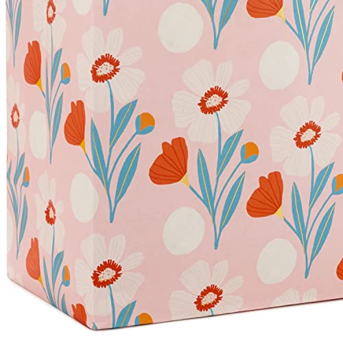Hallmark Spring Gift Bags in Assorted Sizes (8 Bags: 4 Medium 9", 4 Large 13") Florals, Lemons, Teal, Pink and Yellow for ...