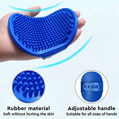 GJEASE Cat Grooming Glove Brush,Self-Cleaning Slicker Pet Brush for Short and Long Haired pats,Dog Bath Brush for Shedding...