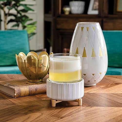 Candle Warmers ETC 2-in-1 Candle and Fragrance Warmer for Warming Scented Candles or Wax Melts and Tarts with to Freshen R...