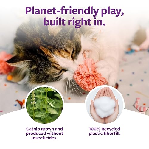 SmartyKat (16 Set Bundle) Birthday Bash Variety Pack Catnip Cat Toys - Multi Color, Set of 16