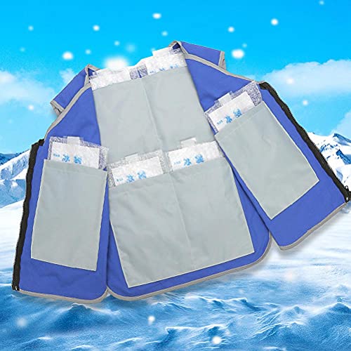 Dan&Dre Adjustable Summer Cooling Vest for Fishing Cycling Chef