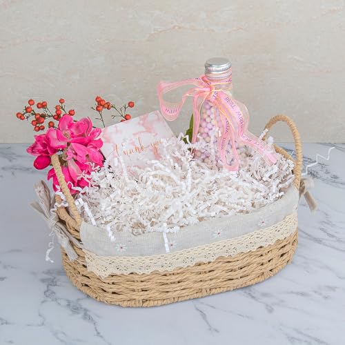 Caleihd Crinkle Cut Paper Shred Packing Grass Cushion Paper Streamer for Christmas Wedding Birthday Bridesmaid Engagement ...