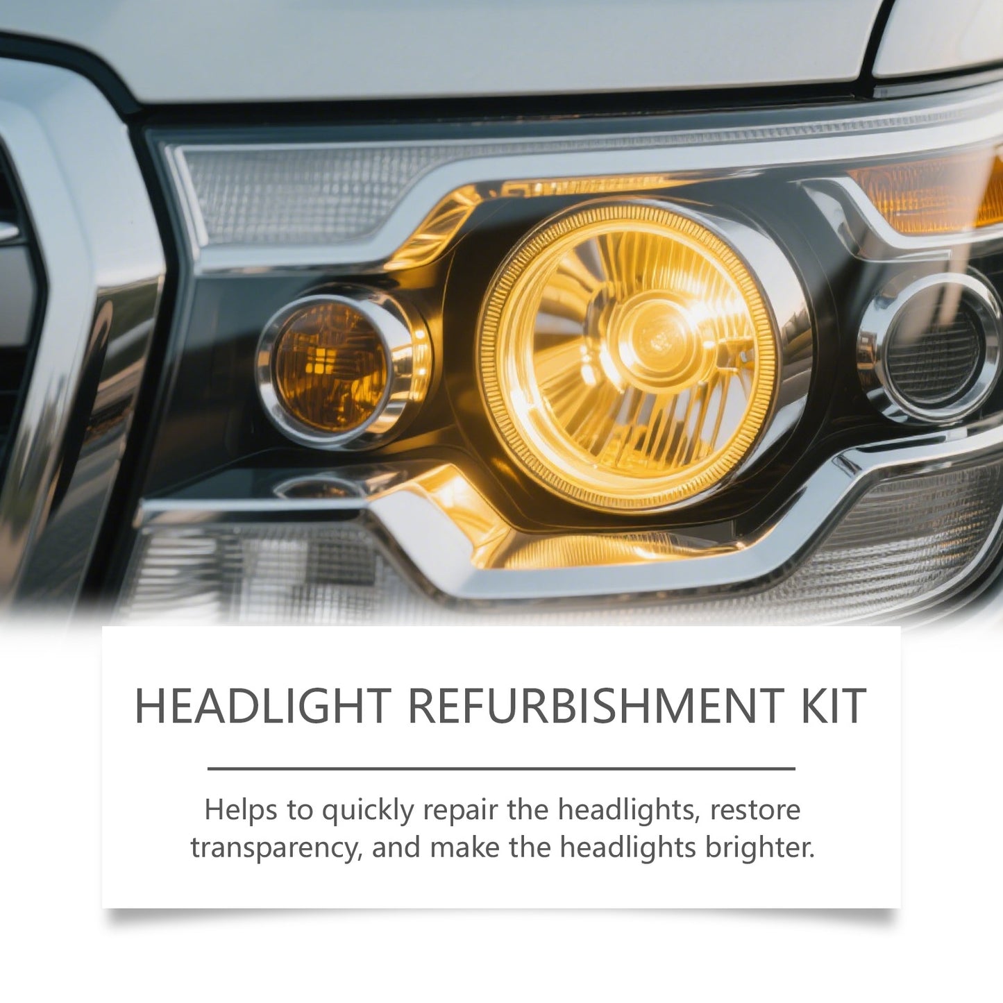 Car Headlight Care Kit Refurbished Coating Clean Protection Help Light Transmission Care Kit