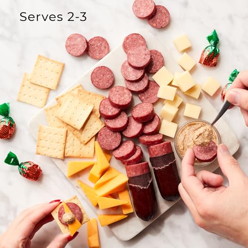 Hickory Farms Farmhouse Meat & Cheese Food Gift Basket (Small) - Box Set | Charcuterie Board Food | Summer Sausage | Fathe...
