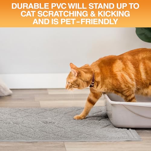 Neater Pets Neater Mat Cat Litter Rug, Thick & Durable Cat Mat for Litter Box, Trapper Pad Catches Mess to Protect Indoor ...